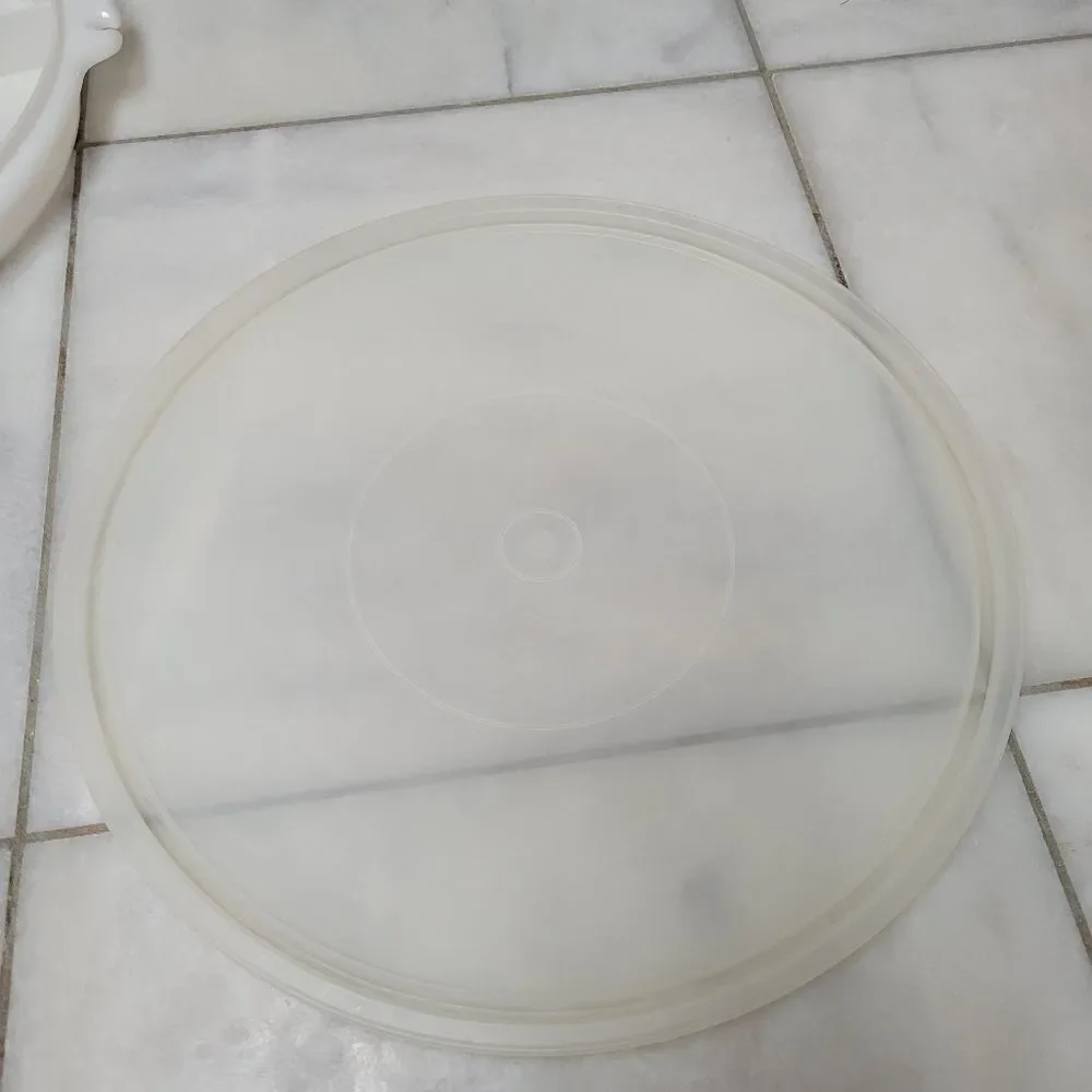Vintage Tupperware Divided Party Susan Vegetable Serving Tray